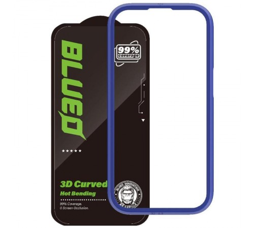 Захисне 3D скло Blueo Hot Bending New для Apple iPhone 15 Pro (6.1") Чорний