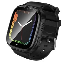 Дитячий cмарт-годинник Hoco Y106 4G with call function Black