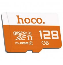 Карта пам'яті Hoco microSDXC Class 10 - 128GB (без адаптера) Orange