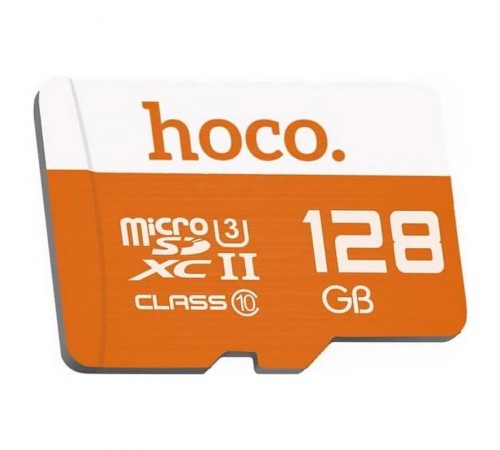 Карта пам'яті Hoco microSDXC Class 10 - 128GB (без адаптера) Orange Карта пам'яті Hoco microSDXC Class 10 - 128GB (без адаптера) Orange