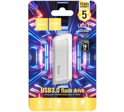 Флеш-накопичувач Hoco UD11 USB3.0 - 16GB White Флеш-накопичувач Hoco UD11 USB3.0 - 16GB White