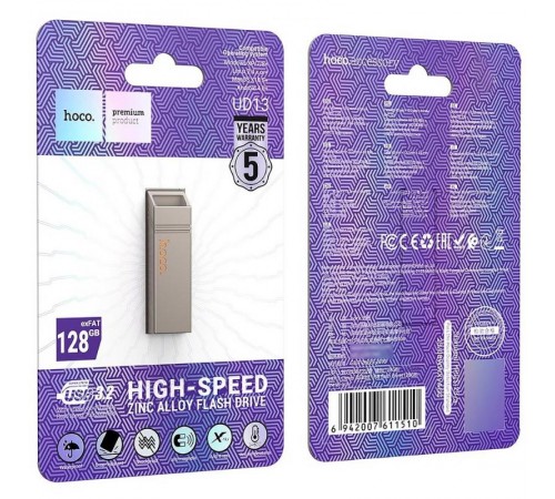 Флеш-накопичувач Hoco UD13 USB3.2 - 128GB Флеш-накопичувач Hoco UD13 USB3.2 - 128GB