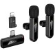 Петличний бездротовий мікрофон Hoco L20A Mini Voice (Lightning/Type-C) 60 mAh