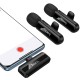 Петличний бездротовий мікрофон Hoco L20A Mini Voice (Lightning/Type-C) 60 mAh