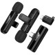 Петличний бездротовий мікрофон Hoco L20A Mini Voice (Lightning/Type-C) 60 mAh