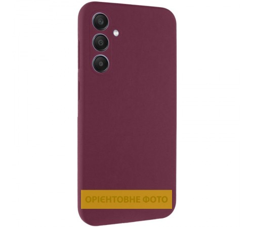 Чохол Silicone Cover Lakshmi Full Camera (AAA) для Xiaomi Redmi 15 (EU) Бордовий / Plum