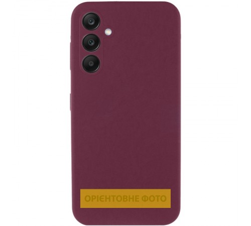 Чохол Silicone Cover Lakshmi Full Camera (AAA) для Xiaomi Redmi 15 (EU) Бордовий / Plum
