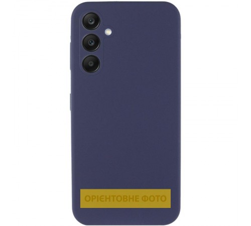 Чохол Silicone Cover Lakshmi Full Camera (AAA) для Xiaomi Redmi 15 (EU) Темно-синій / Midnight blue