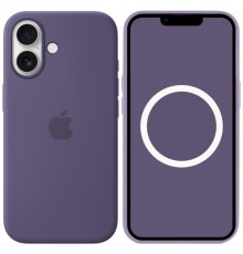 Чохол Silicone case (AAA) with Magsafe and Animation для Apple iPhone 17 (6.3") Purple Fog