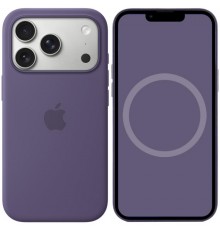 Чохол Silicone case (AAA) with Magsafe and Animation для Apple iPhone 17 Pro Max (6.9") Purple Fog