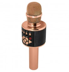 Караоке Мікрофон-колонка D169 Rose Gold