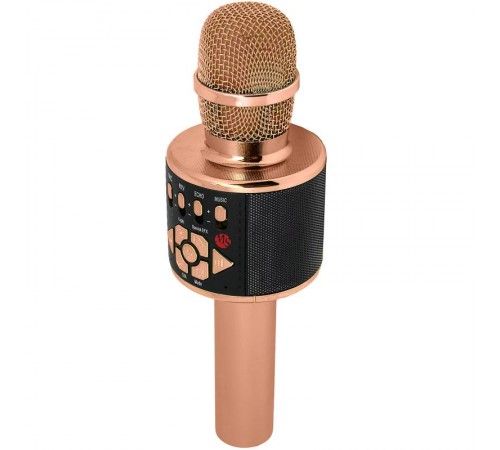 Караоке Мікрофон-колонка D169 Rose Gold
