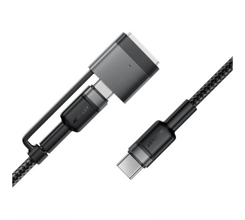 Дата кабель Acefast C22-05 2in1 Type-C to Type-C 240W/MAG3 140W (1.2m) Black