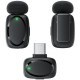 Петличний бездротовий мікрофон Acefast R2 Type-C Black