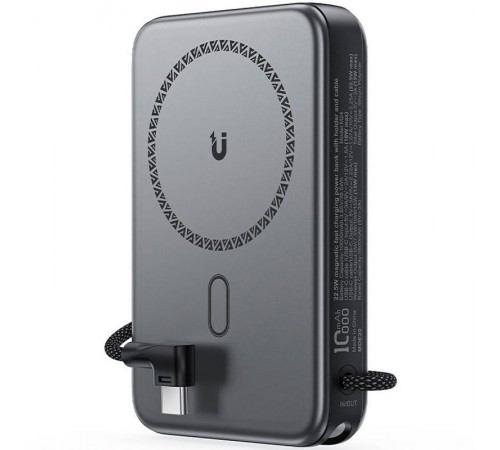 Портативний ЗП Power Bank Acefast M24 22.5W з БЗП 10000 mAh Metal gray