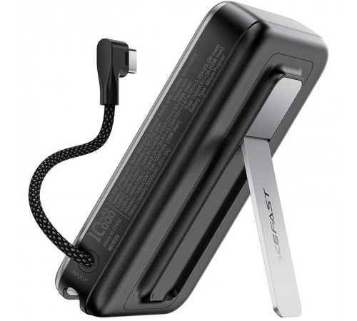 Портативний ЗП Power Bank Acefast M24 22.5W з БЗП 10000 mAh Metal gray