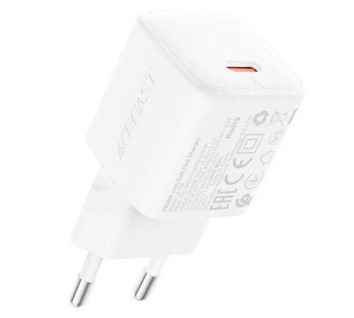 МЗП Acefast A118 PD30W GaN (1USB-C) White