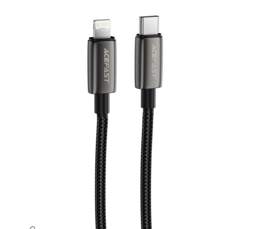 Дата кабель Acefast C23-01 Type-C to Lightning 30W (1.2m) Black