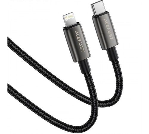 Дата кабель Acefast C23-01 Type-C to Lightning 30W (1.2m) Black