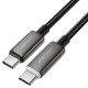 Дата кабель Acefast C23-03 Type-C to Type-C 60W (1.2m) Black