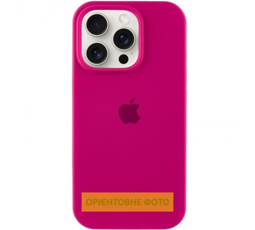 Чохол Silicone Case Full Protective (AA) для Apple iPhone 17 (6.3") Червоний / Rose Red