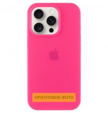 Чохол Silicone Case Full Protective (AA) для Apple iPhone 17 (6.3") Рожевий / Barbie pink