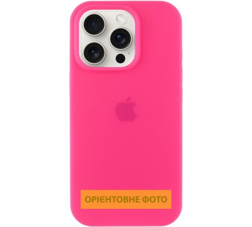 Чохол Silicone Case Full Protective (AA) для Apple iPhone 17 (6.3") Рожевий / Barbie pink