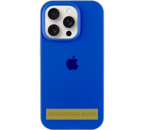 Чохол Silicone Case Full Protective (AA) для Apple iPhone 17 (6.3") Синій / Capri Blue
