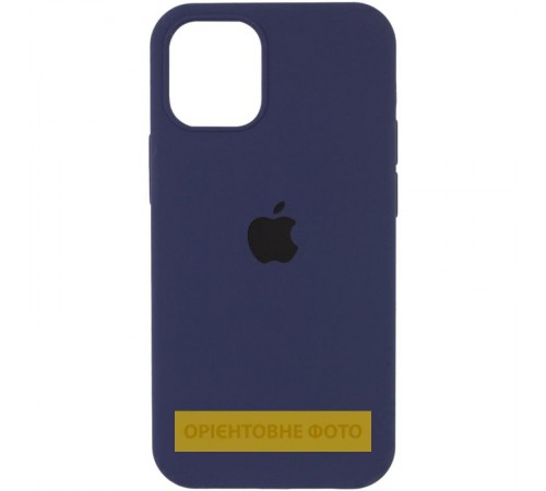 Чохол Silicone Case Full Protective (AA) для Apple iPhone 17 (6.3") Темно-синій / Midnight blue Чохол Silicone Case Full Protective (AA) для Apple iPhone 17 (6.3") Темно-синій / Midnight blue
