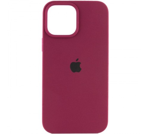 Чохол Silicone Case Full Protective (AA) для Apple iPhone 17 Pro (6.3") Бордовий / Maroon Чохол Silicone Case Full Protective (AA) для Apple iPhone 17 Pro (6.3") Бордовий / Maroon