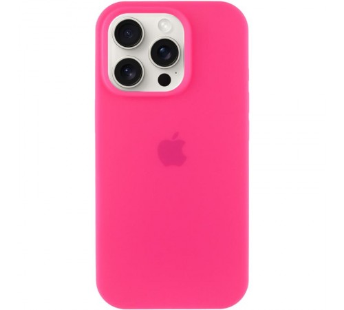 Чохол Silicone Case Full Protective (AA) для Apple iPhone 17 Pro (6.3") Рожевий / Barbie pink Чохол Silicone Case Full Protective (AA) для Apple iPhone 17 Pro (6.3") Рожевий / Barbie pink