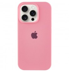 Чохол Silicone Case Full Protective (AA) для Apple iPhone 17 Pro (6.3") Рожевий / Light pink