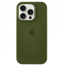 Чохол Silicone Case Full Protective (AA) для Apple iPhone 17 Pro (6.3") Зелений / Dark Olive