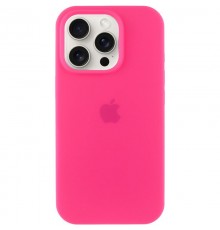 Чохол Silicone Case Full Protective (AA) для Apple iPhone 17 Pro Max (6.9") Рожевий / Barbie pink