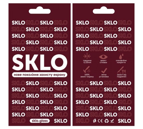 Захисне скло SKLO 3D для Samsung Galaxy S25 FE Чорний