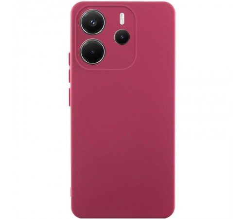 Чохол Silicone Cover Ummi Lakshmi Full Camera (AA) для Xiaomi Redmi 15 (EU) Бордовий / Marsala