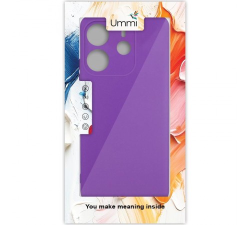 Чохол Silicone Cover Ummi Lakshmi Full Camera (AA) для Xiaomi Redmi 15 (EU) Фіолетовий / Purple