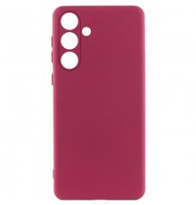 Чохол Silicone Cover Ummi Lakshmi Full Camera (AA) для Samsung Galaxy S25 FE Бордовий / Marsala