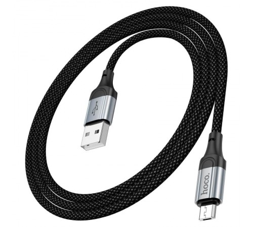 Дата кабель Hoco X102 Fresh USB to MicroUSB (1m) Black