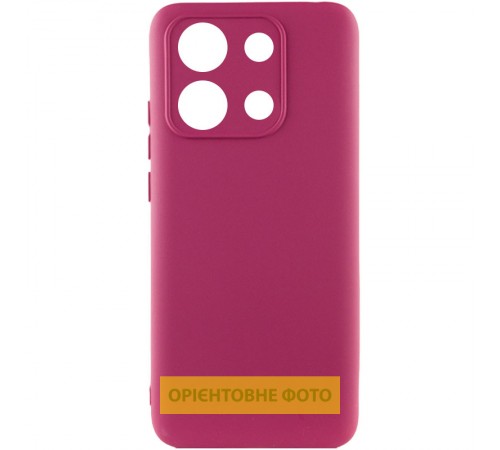 Чохол TPU GETMAN Liquid Silk Full Camera для Xiaomi Redmi A1+ / Poco C50 / A2+ Бордовий / Marsala