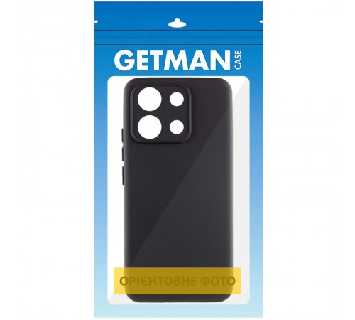Чохол TPU GETMAN Liquid Silk Full Camera для Xiaomi Redmi A1+ / Poco C50 / A2+ Чорний / Black