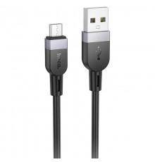 Дата кабель Hoco X109 Energy silicone USB to MicroUSB (3m) Black