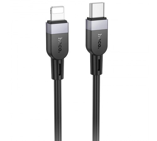 Дата кабель Hoco X109 Energy silicone Type-C to Lightning (3m) Black