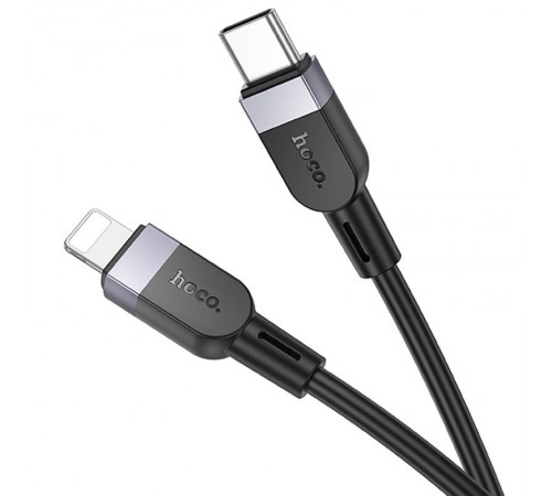 Дата кабель Hoco X109 Energy silicone Type-C to Lightning (3m) Black