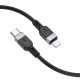 Дата кабель Hoco X109 Energy silicone Type-C to Lightning (3m) Black