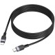 Дата кабель Hoco X109 Energy silicone Type-C to Lightning (3m) Black
