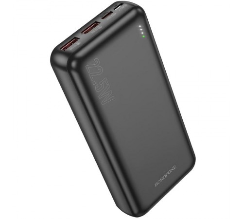 Портативний ЗП Power Bank Borofone BJ38A 22.5W+PD20W 20000 mAh Black Портативний ЗП Power Bank Borofone BJ38A 22.5W+PD20W 20000 mAh Black