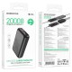 Портативний ЗП Power Bank Borofone BJ30A Starlight 22.5W+PD20W 20000 mAh Black