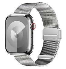 Ремінець Hoco WA26 Milanese Loop Strap для Apple watch 38/40/41mm Silver