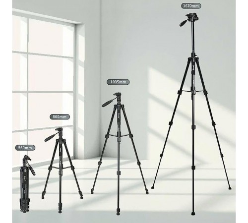 Штатив Jmary KP-2274 для зйомки 41-167см + чохол Black